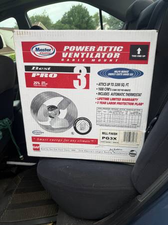 Master Flow Power Attic Ventilator PG3X 1