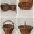 2 Vintage Cottage Wicker Baskets 5 thumbnail