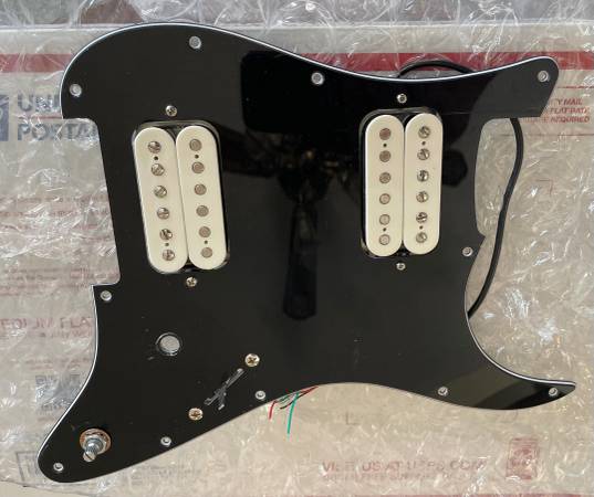 Fender Stratocaster Double Humbuckers and Pickguard 1