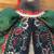 Russian Fabric Folk Art Doll Ornament ~ Porcelain Face, Handmade 4 thumbnail