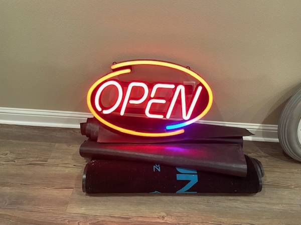 LED Open Sign for business storefront 1