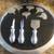 footed black marble cheese set (11 piece) 1 thumbnail