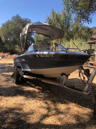 1987 blue water 18’ 1