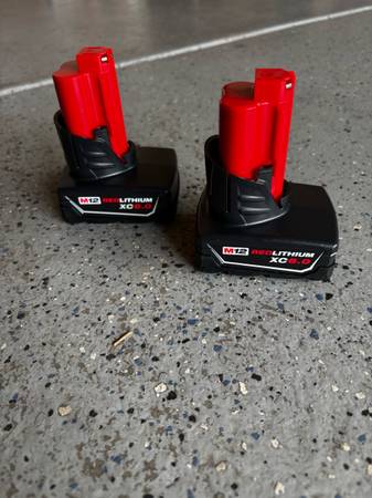 M12 RedLithium batteries XC 6.0 1