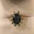 Sapphire/SRI LANKA Diamond RING 2 thumbnail