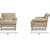 AVAILABLE NEW fawn brown beige velvet arm chair 3 thumbnail