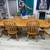 Oak Dining Table with Chairs 2 thumbnail
