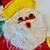 Christmas Stocking Wall Hanging Santa Claus Felt Handmade 14" Tall 10" 3 thumbnail