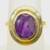 18k Antique Amethyst Ring Sz. 5.5 (Old Mine) 6 thumbnail