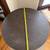 Round Solid Wood Dining Table with Metal Sculptural Base 36” 4 thumbnail