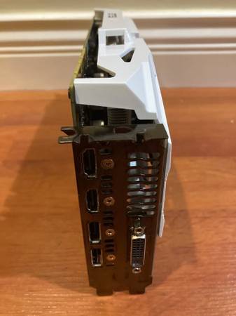 White Asus GeForce GTX 1070 8GB GPU Video Card (1080p/1440p Gaming