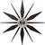 Like new Infinity Instruments Utopia Metal 30" Sunburst Wall Clock 1 thumbnail
