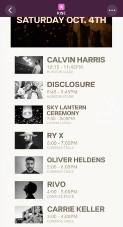 Rise Festival Parking Pass Only 1