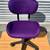 Like New Swivel Purple Desk Chair 2 thumbnail
