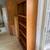 Tall Solid Wood Bookcase with Flared Crown Molding – 5 Shelves 3 thumbnail