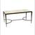 1960s Vintage Mid-Century Modern French Marble & Iron Coffee Table 1 thumbnail