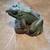 Antique cast concrete frog fountain statue 3 thumbnail