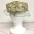 Vintage Ivory Flowers & Tulle Pillbox Style Ladies Hat 4 thumbnail