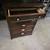 Modern Dark Walnut 5 Drawer Tallboy Dresser 7 thumbnail