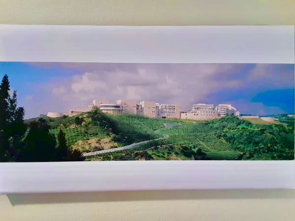 THE GETTY MUSEUM SOUTHERN CALIFORNIA CANVAS ART PRINT 18” x 6” 1