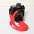 Red or Black Flat Braid Paracord Camera Neck Strap 44" - Peak Design Anchors 3 thumbnail