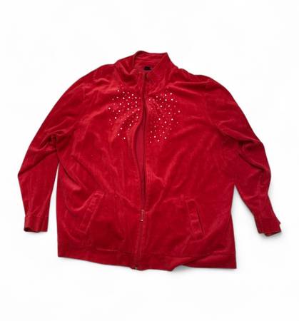 Basic Editions Woman’s Burgundy Jacket 1