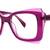 Cheyenne - Rectangle Purple Pink Eyeglasses Frames w/ Clear Lenses 2 thumbnail