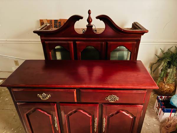 9 piece cherry dining room set 1