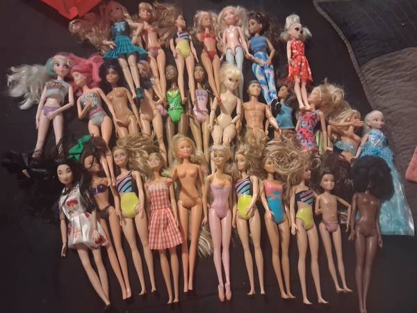38 Barbie Dolls Large Mixed Lot 1