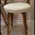 Bar stool with faux leather brown - 2 1 thumbnail