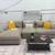 Modern Gray 2-Piece Sectional Sofa w/ Chaise 1 thumbnail