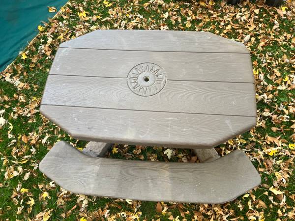 Kids plastic table 1