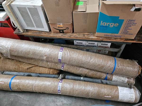 3 EROSION CONTROL BLANKETS PLUS A 4FOOT SECTION 1