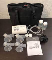 Ameda Purely Yours Breast Pump with Case A/C Adaptor DVD Accessories 1