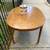 Trogdon vintage solid oak dining table 4 thumbnail