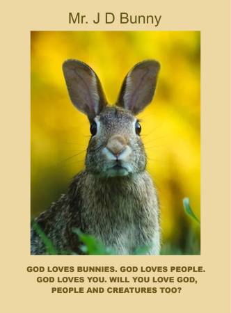 Hoppity Christmas Gift: Bunny Poster for Children's Room 1