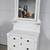 Victorian Chest w/ Mirror Painted White 2 thumbnail
