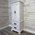 Refinished White Cabinet with Adjustable Shelves & Drawers *delivery* 6 thumbnail