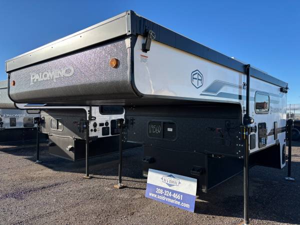 🏕️ Palomino 1251 • New Back-Pack Truck Camper • Bath • Solar • A/C 1