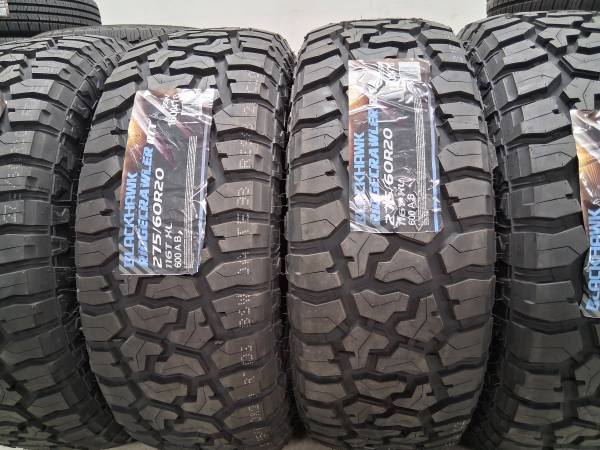 ( 4 TIRES  ) 275/60R20 BLACKHAWK RT 1