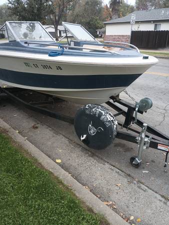 Boat and trailer 1