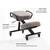 NEW ERGONOMIC KNEELING CHAIR IN GRAY COLOR 4 thumbnail
