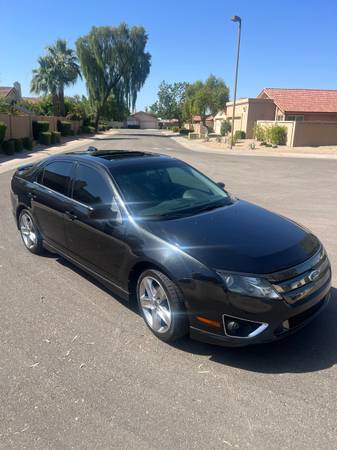 2012 FORD FUSION SPORT - LEATHER - LOADED - SUNROOF - APPLE CARPLAY - $6,800 (Scottsdale)63616930112385121