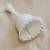 White Vintage Fenton Silver Crest Spanish Lace Milk Glass Bell 1 thumbnail