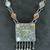VINTAGE BEDOUIN NOMAD TRIBE METAL PENDANT DECORATED WITH STONES 4 thumbnail