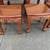 Like new 1960s Asian 7-piece Hand Carved Tea Coffee Table + Stools Set 21 thumbnail