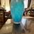 Blue thick glass vase color of the ocean and sky 3 thumbnail