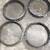 Lucas Tri bar headlights and Lucas headlight buckets and trim 14 thumbnail