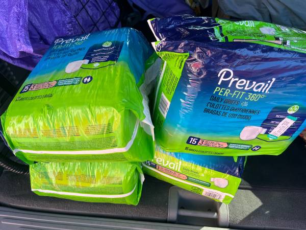 4 Packages PREVAIL Size 3 Women's Daily Briefs - NEW 58x73 - $10 pkg 1
