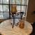 Bronze Wrought Iron Candle Holders 4 thumbnail